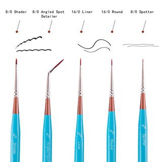 Set cọ tỉa nhiều size Mont Marte