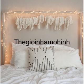 Chiếc lá macrame tự decor trang trí đủ size đủ màu, macrame, vintage, trang trí quán cà phê, decor
