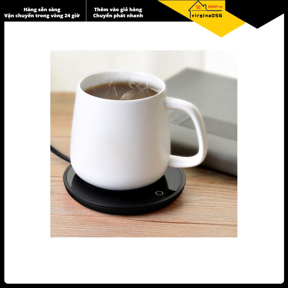 Virgina056 Electric Waterproof Touch Heating Cup Mat Warm Pad for Coffee Tea Milk