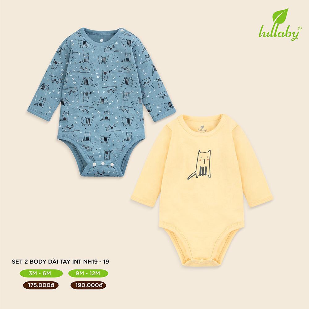 LULLABY Set 2 chiếc body dài tay int thu đông NH1919