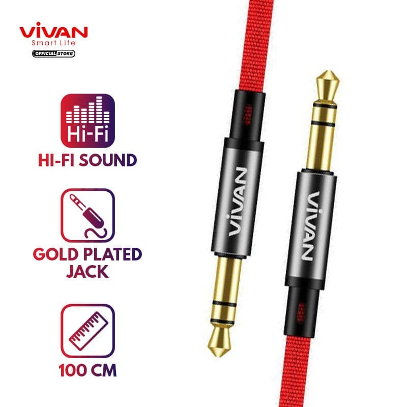 Cáp Âm Thanh Vvan 1Meter 3.5mm VC AUX01 AUX01