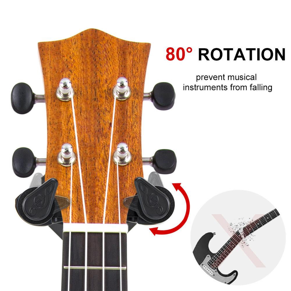 Móc Treo Đàn Guitar Màu Đen Chất Lượng Cao Chuyên Nghiệp Dễ Sử Dụng