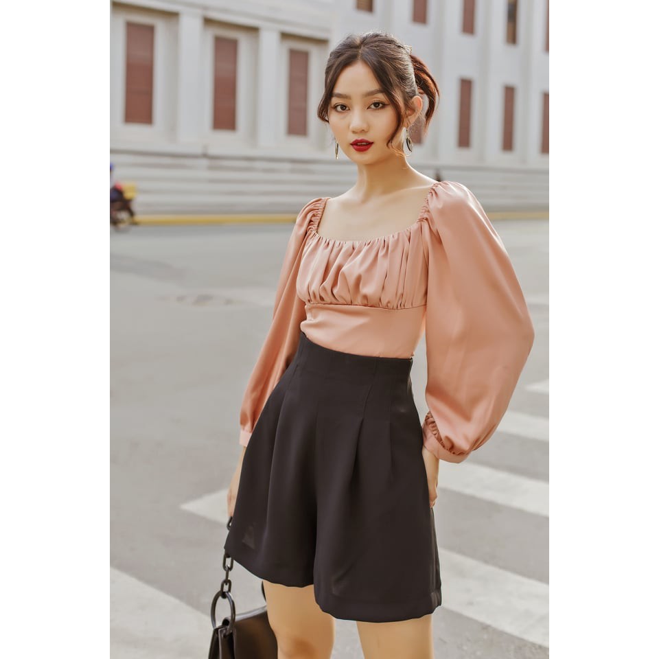 Áo croptop dài tay