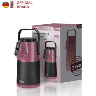 Bình nước giữ nhiệt nóng lạnh lebenlang lbp569r dung tích 2.2l bằng inox 304, - hàng chính hãng