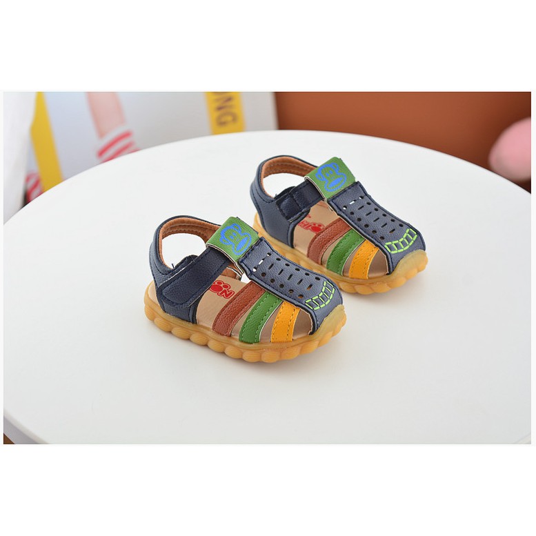 Sandal tập đi cho bé trai và bé gái kiểu rọ 206( Có video quay thật)