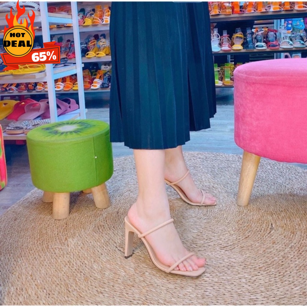 Guốc nữ 2 dây tròn thời trang mẫu mới HÀNG CÓ SẴN