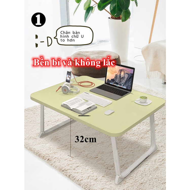 Bàn gấp máy tính đa năng ⭐Giao hàng nhanh hơn⭐với Thiết kế khe cắm cốc&điện thoại và Ngăn kéo