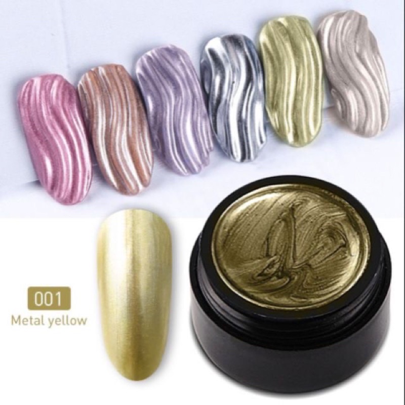 Gel metal SONGQIAO vẽ viền trang trí móng siêu HOT