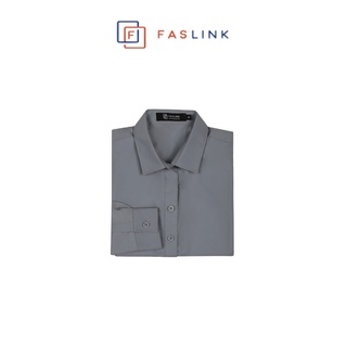 Áo Sơ Mi Nữ Basic vải modal siêu mát Faslink- Màu Xám