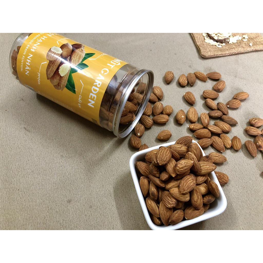 Hạt Hạnh Nhân Rang Nut Garden - Almonds Nhập Khẩu Mỹ, Rang Nguyên Vị, Đã Được Bóc Vỏ - 250gr, 500gr | WebRaoVat - webraovat.net.vn