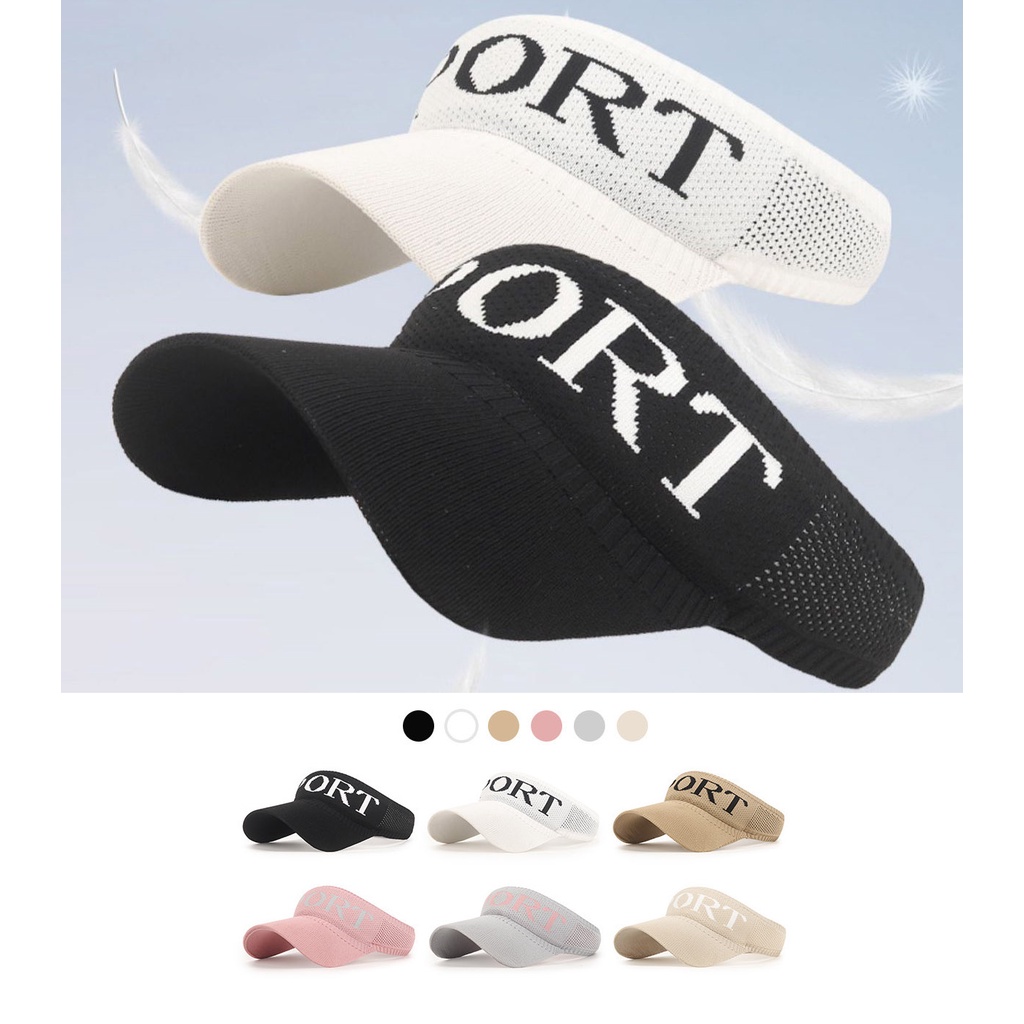 Nón Vải Lưỡi Trai Hở Đầu Thể Thao Sport Nam Nữ Thời Trang Hàn