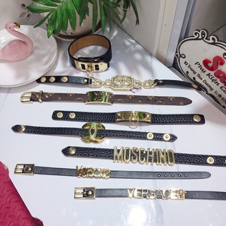 Vòng Tay Da 💥 nhiều mẫu sang trọng, đẹp mos chael