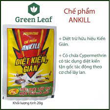 Chế Phẩm Trừ Kiến Gián ANKILL DIỆT DÁN,KIẾN BA KHOANG,CÔN TRÙNG CỰC AN TOÀN ,HIỆU QUẢ