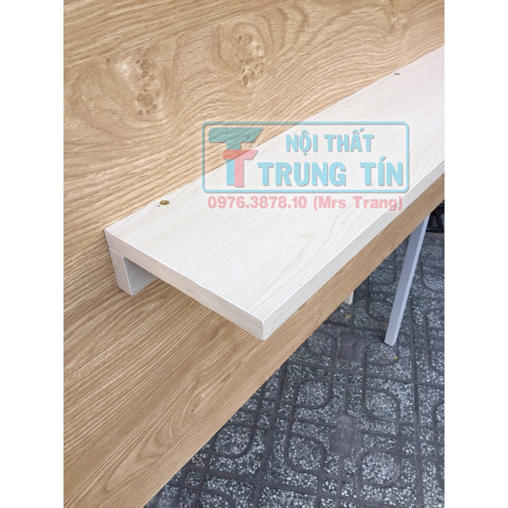 kệ gỗ treo tường ngang 1m x 2 thanh ngang