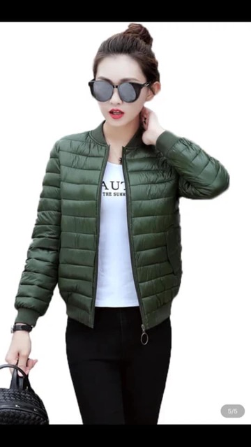 Áo phao lông vũ bo gấu