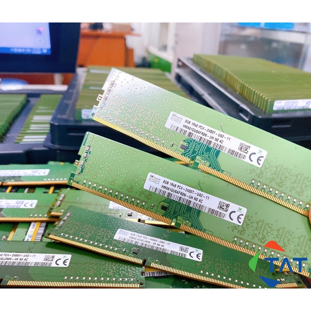 Ram 8GB DDR4 Kingston Samsung Hynix 2400MHz 2666MHz Dùng Cho PC Desktop - Mới Bảo hành 36 tháng