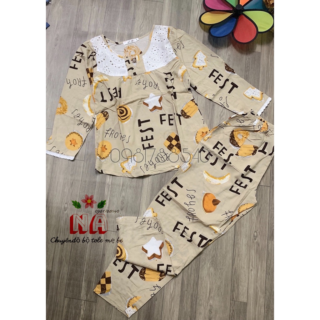 [ ĐỒ BỘ TOLE ] TAY DÀI QUẦN DÀI ( 45-72kg)