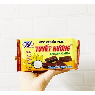   DATE MỚI NHẤT: 4 2026  KẸO CHUỐI TƯƠI TUYẾT HƯƠNG ĐẶC SẢN BẾN TRE 400G 