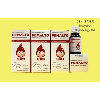 ✅Chính hãng  ✅FEMALTO - BỔ SUNG SẮT HỮU CƠ DẠNG LỎNG(Hộp/ 15ml) và Fematol 30ml cho bầu