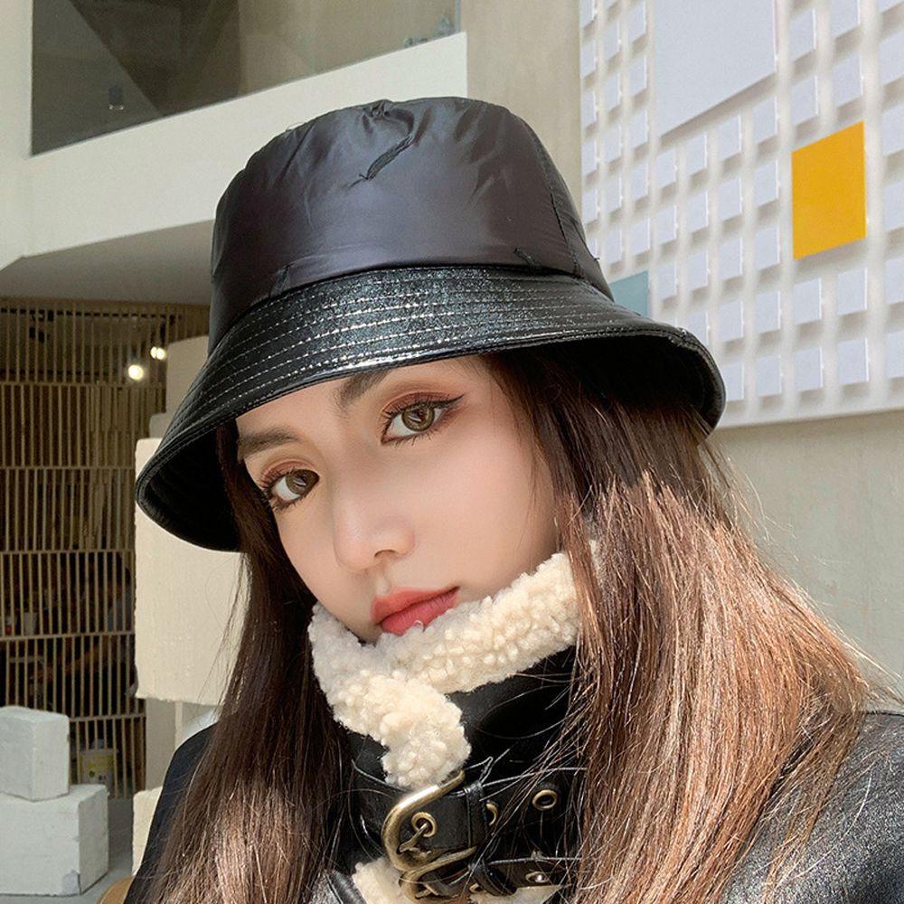 Mũ Tai Bèo Chất Liệu Da PU Mềm Mại Phong Cách Retro Cho Nam Nữ VANES1