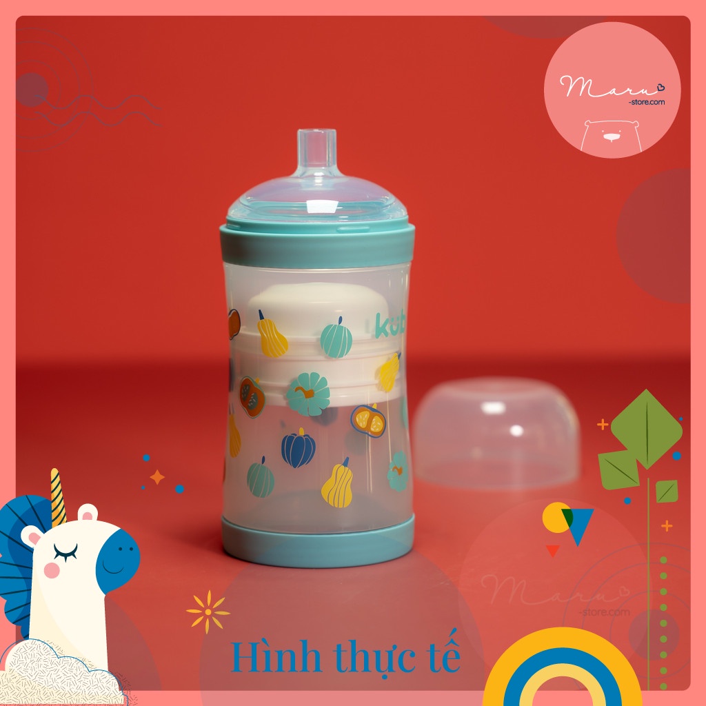 [Freeship 50K] Bình hút nước trái cây ăn dặm 180ml | KUB