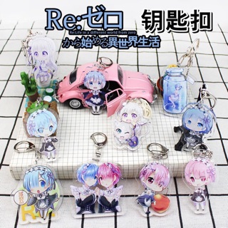 Móc khoá anime rẻ:zero ramrem , móc khoá ramrem mica trong