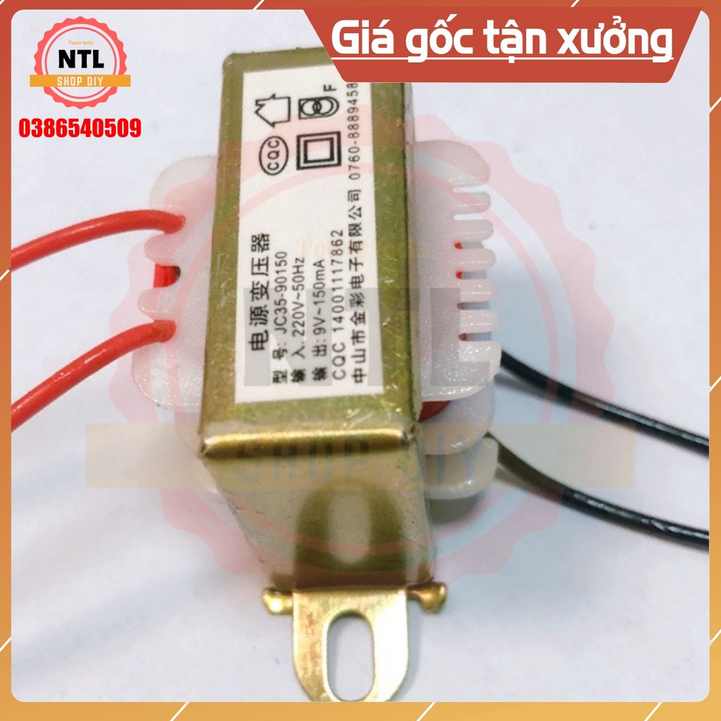 Biến áp nguồn 9-12VAC cho mạch timer hàn cell