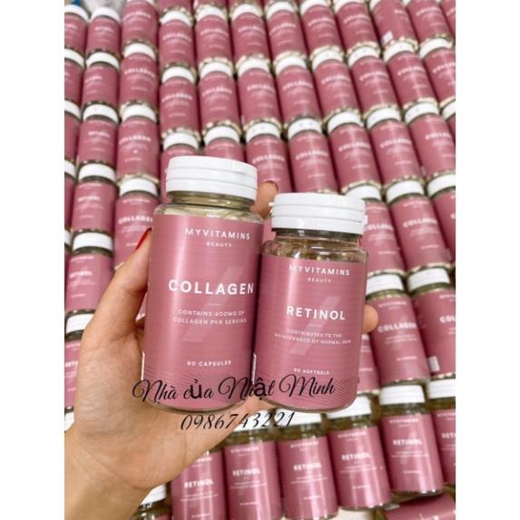 Collagen myvitamins thuỷ phân hộp 90v date mới nhất 9/2024