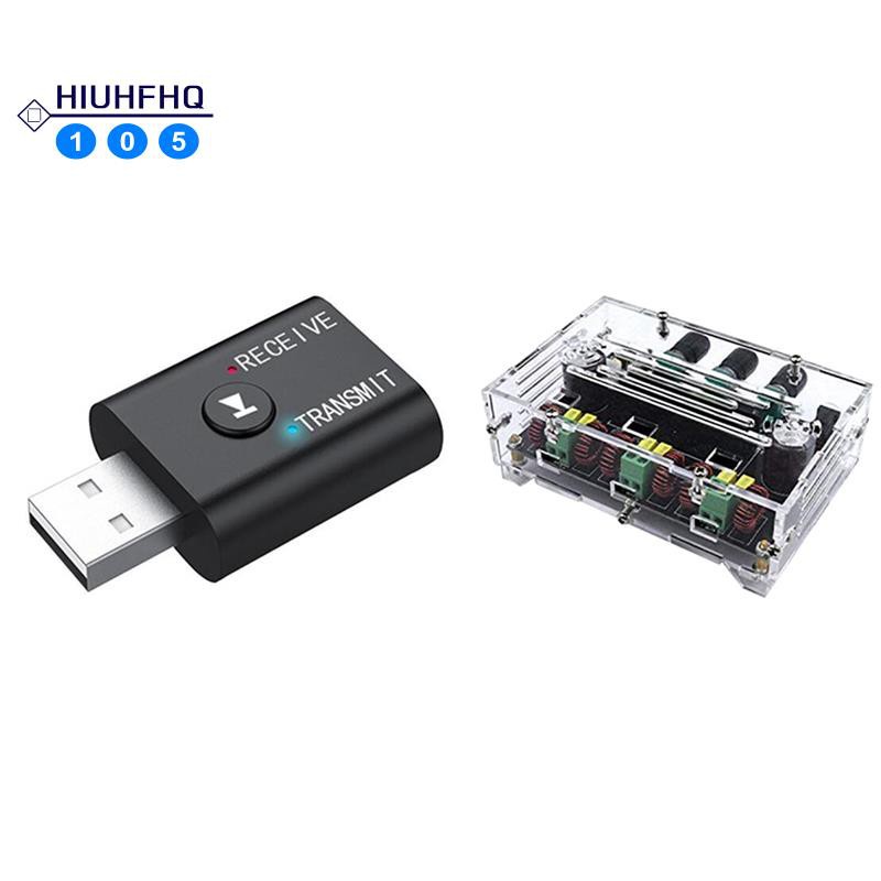 1 Pcs 2-In-1 USB Bluetooth Audio Transmitter Receiver Adapter & 1 Pcs TPA3116D2 Audio ule Digital Amplifier Board