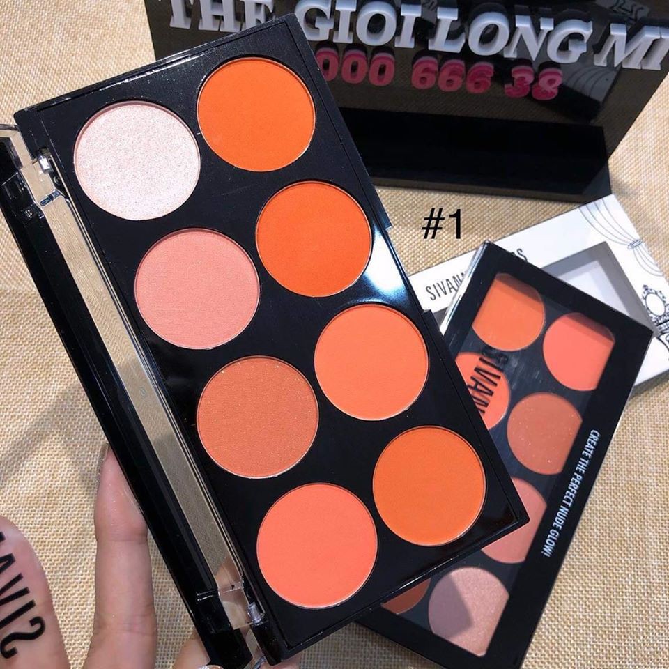 Phấn má hồng 8 ô Sivanna