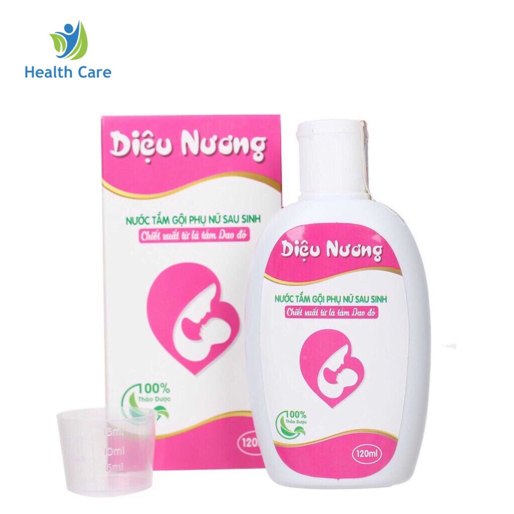 Nước tắm thảo dược cho phụ nữ sau sinh Diệu Nương - Chiết xuất từ lá dao đỏ