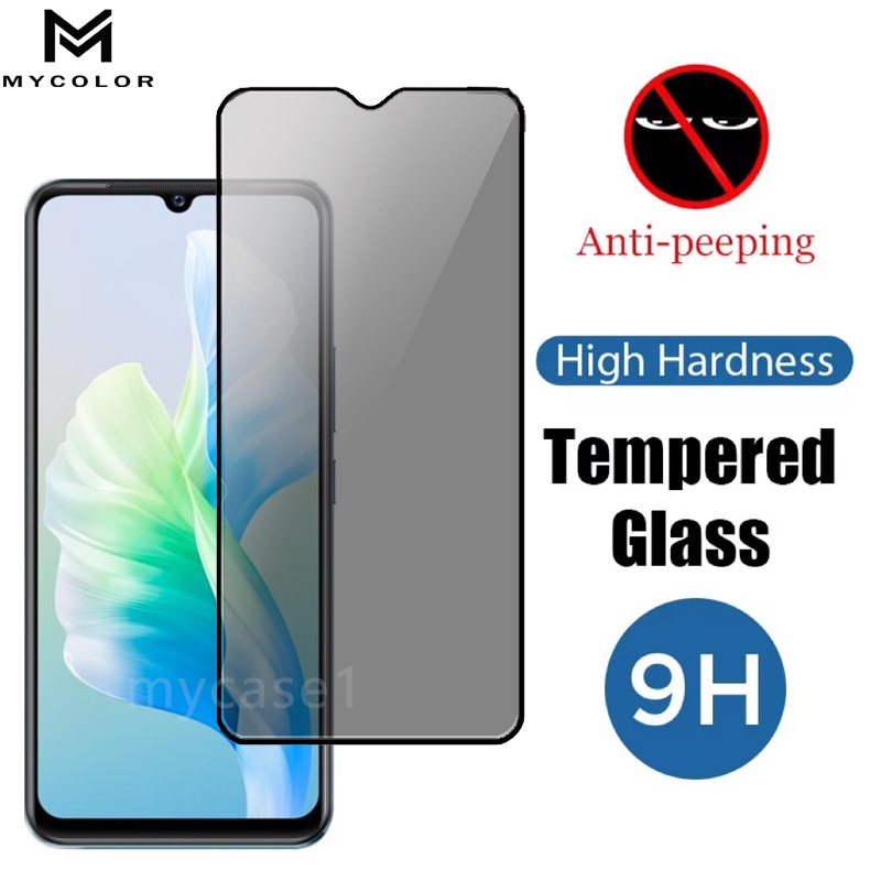Kính Cường Lực Toàn Màn Hình Chống Nhìn Trộm Cho VIVO V27E V25 V25E V23E V23 V21 V21E V20 SE X70 X60 X50 Pro 4G 5G 2023