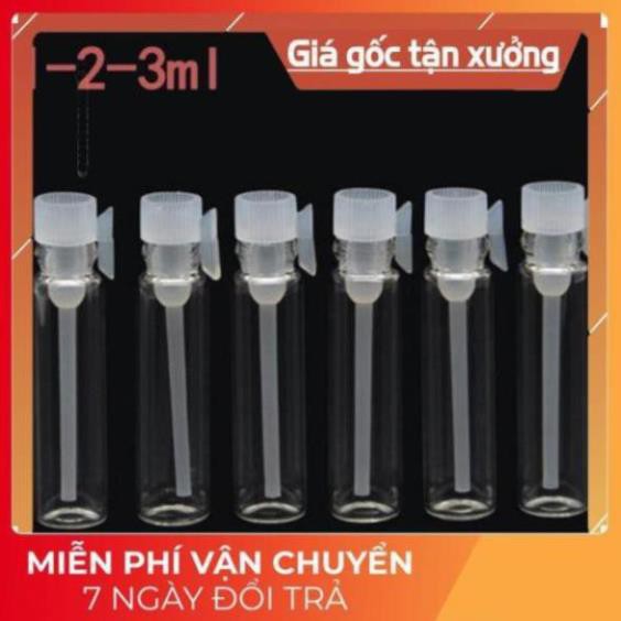 [100] Vỏ lọ chiết mẫu thử nước hoa 1ml 2ml 3ml