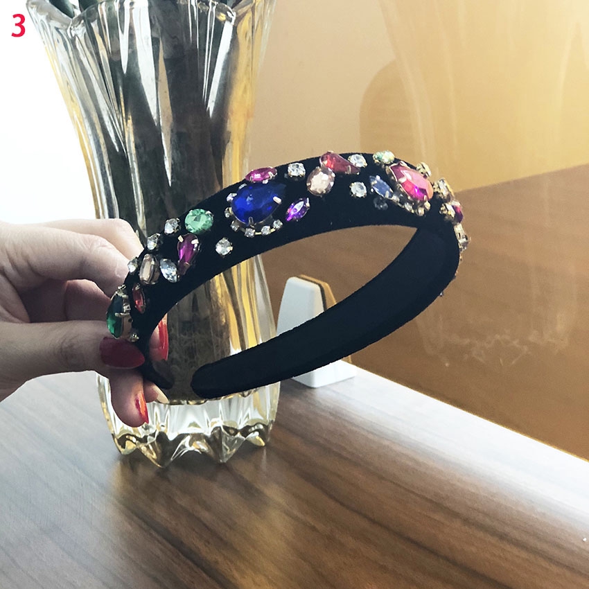 Levao New Pearl Hair Band rhinestone Wide Hair Hoop Girls Thời trang headband và mùa hè Nhiếp ảnh Phụ kiện tóc