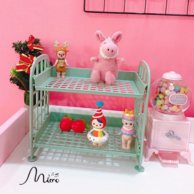 Kệ nhựa Mini 2 tầng [RẺ VÔ ĐỊCH] để đồ gọn gàng