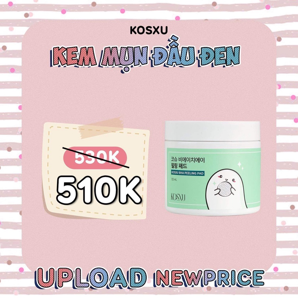 BÔNG LAU MỤN KOSXU 💖FREESHIP💖