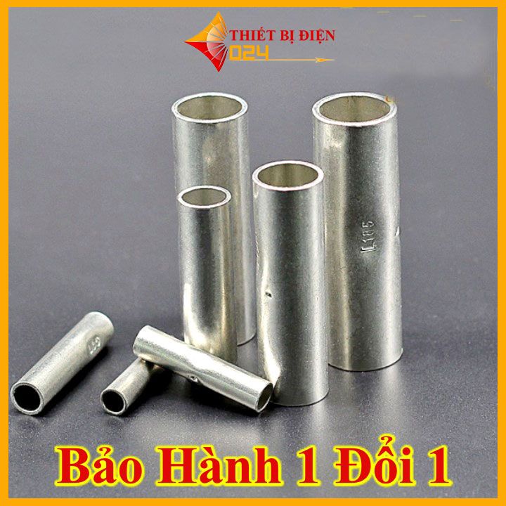 1cái Đầu cos dây điện nối thẳng, đầu cốt (cosse) ống đồng bấm dây 50mm 70mm 95mm GTY 50, 70, 95, cút nối dây điện