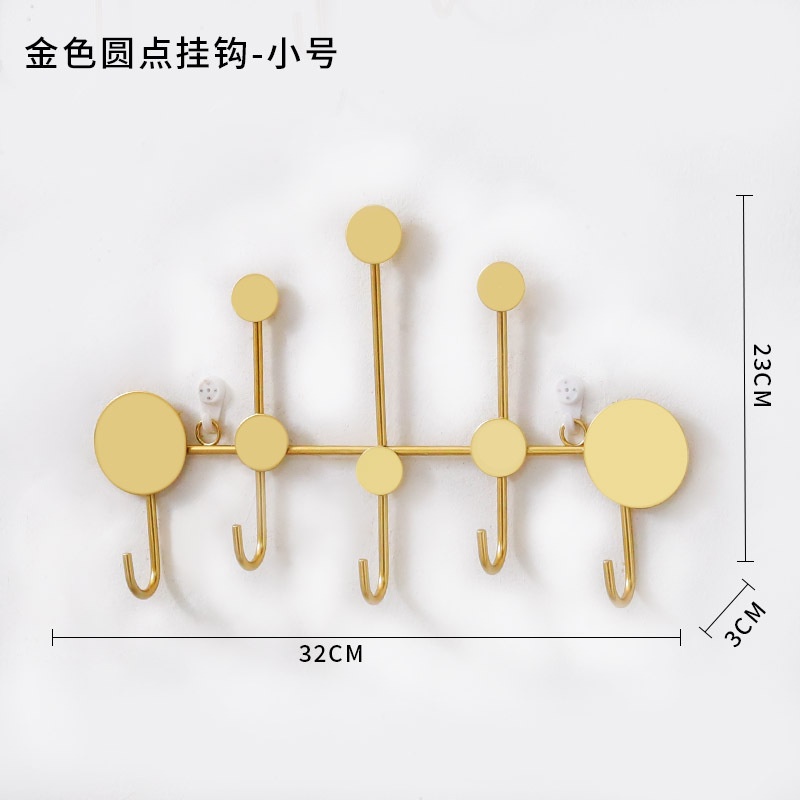 Móc Sắt Treo Chìa Khóa Gắn Tường Trang Trí Sáng Tạo Không Cần Đục Lỗ