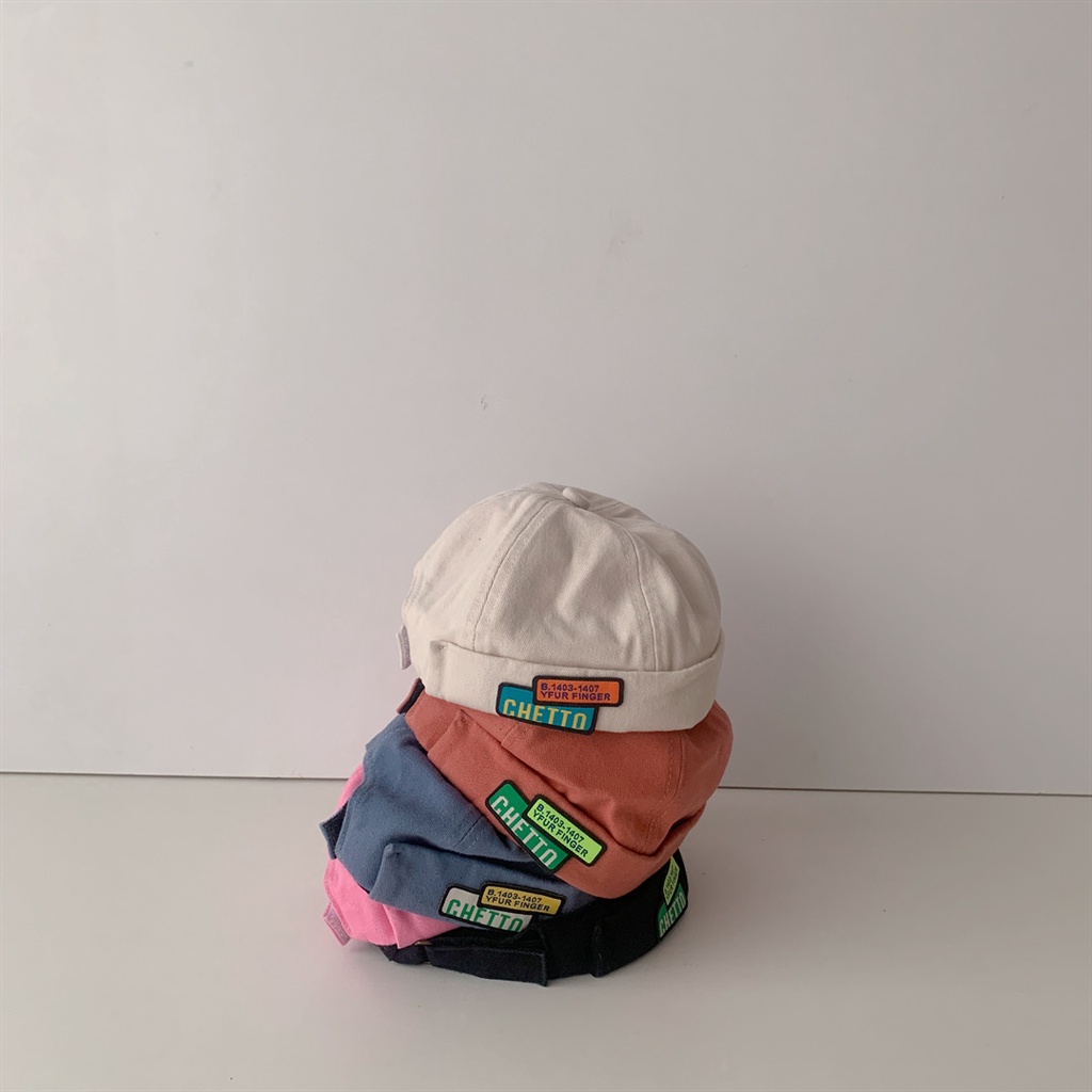 Mũ Beanie Họa Tiết Chữ Thời Trang Hip hop Hàn Quốc Cho Bé