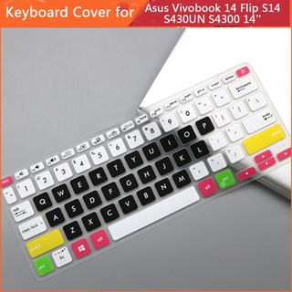 Miếng Dán Bàn Phím Laptop Asus Vivobook 14 Flip S14 S430UN S4300 14'' Inch Bằng Silicon Mềm