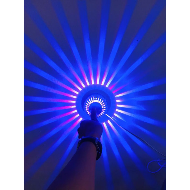 Đèn LED Hào Quang Phật Thất Sắc_D8cm×H7cm