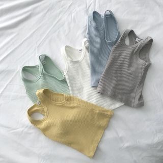 Bộ ba lỗ thun gân Minky Mom