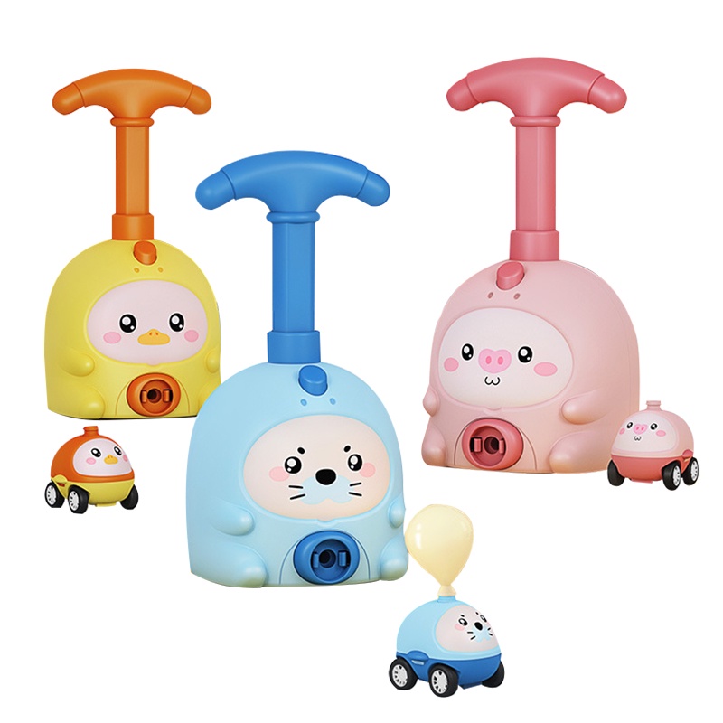 Xe đồ chơi khí động học ZHAN QI TOYS hình động vật hoạt hình dễ thương cho bé