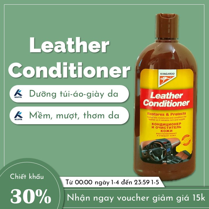 Kem dưỡng da đa năng Leather Conditioner Klink dành cho mọi loại da cao cấp giúp làm mềm và dưỡng da, hương thơm dễ chịu