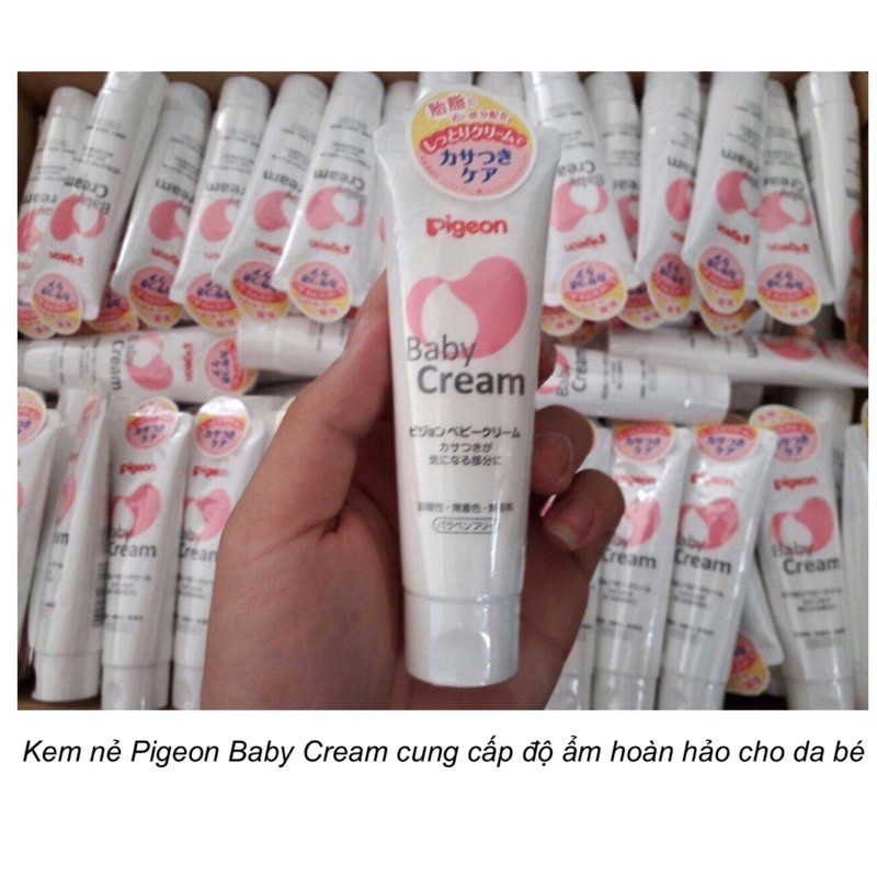 Kem DƯỠNG DA CHO BÉ Pigeon Baby Cream Nhật Bản 50g chính hãng