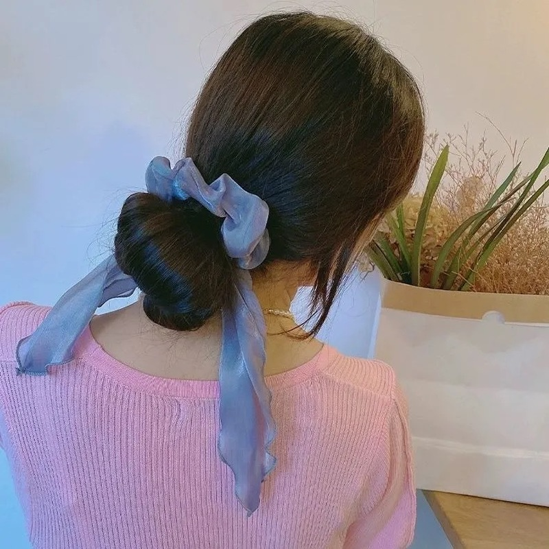 Dây Buộc Tóc Đính Nơ Xinh Xắn Cho Nữ