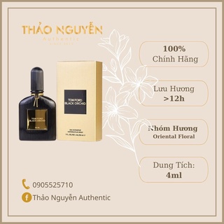 Nước hoa mini unisexTom Ford Black Orchid 4ml - Hàng chính hãng