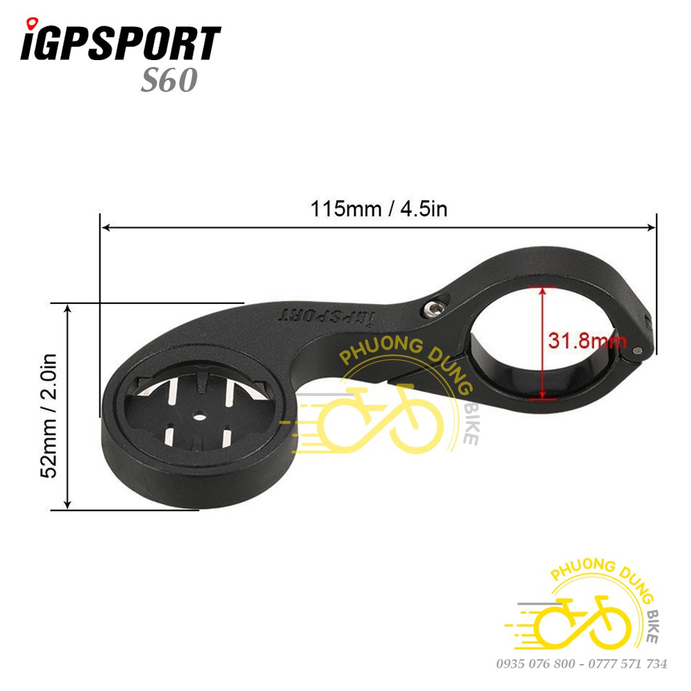 Giá pas gắn đồng hồ xe đạp Garmin, iGPSPORT - Nhãn hiệu iGPSPORT