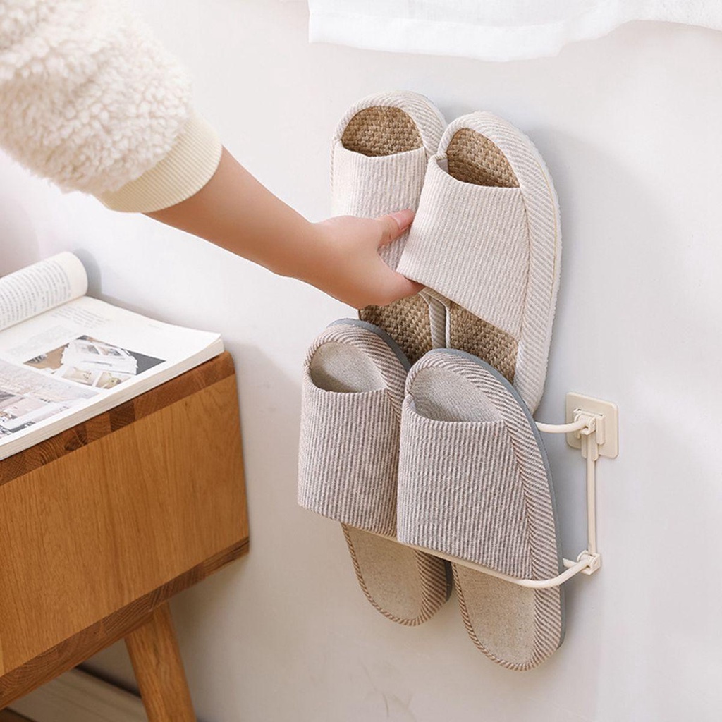 Giá Để Giày Dép Gắn Tường Tiết Kiệm Không Gian