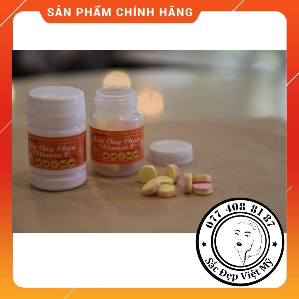Kẹo Ngậm Sữa Ong Chúa Vitamin C Lọ 30 Viên